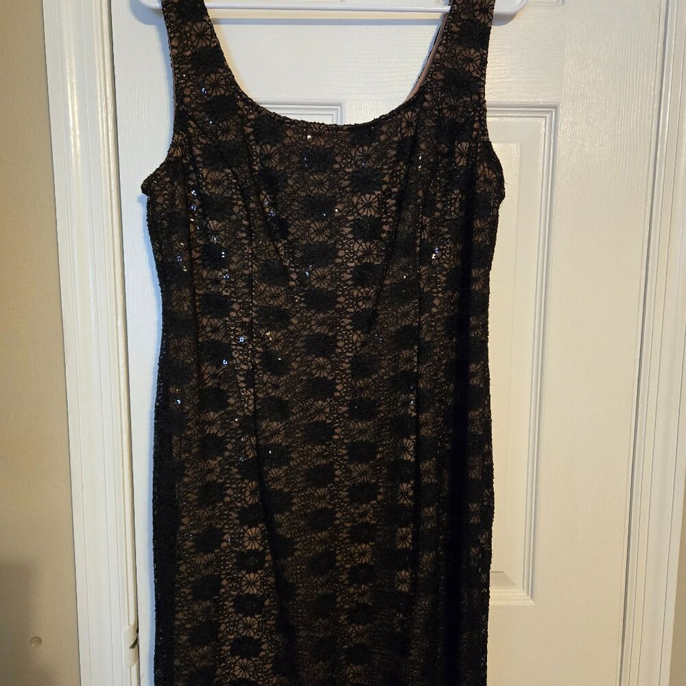 Alex Evening tank style Lace dress